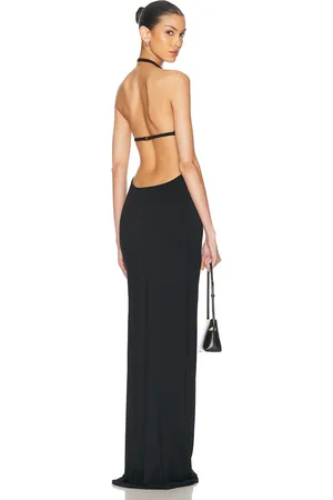 ÉTERNE Vivian Halter Maxi Dress in