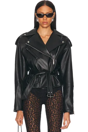 ALEXANDRE VAUTHIER Leather Biker Jacket in