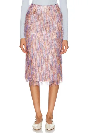 GABRIELA HEARST Manuela Skirt in Lavender