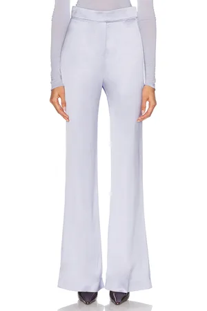 ALEXANDRE VAUTHIER Satin Tailoring Pant in Lavender