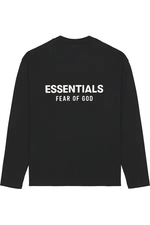 FEAR OF GOD Classic Fit Long Sleeve Tee in Black
