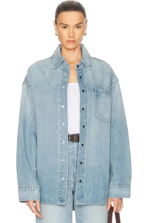 GRLFRND Donna Shirt in Blue