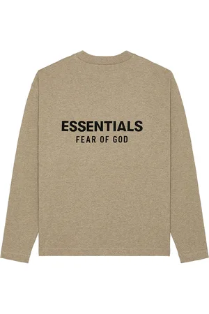 FEAR OF GOD Classic Fit Long Sleeve Tee in Neutral