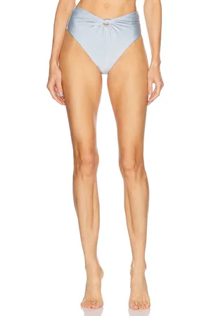 Cult Gaia Oswin Bikini Bottom in Baby Blue