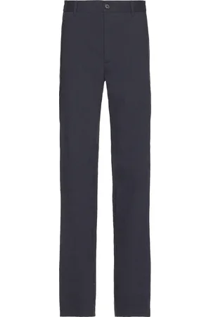 THEORY Stretch Linen Curtis Pant in Navy
