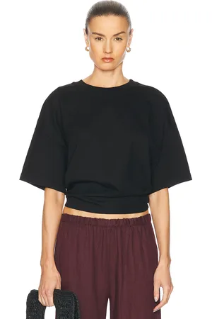 ENZA COSTA Supima Curve Tee in
