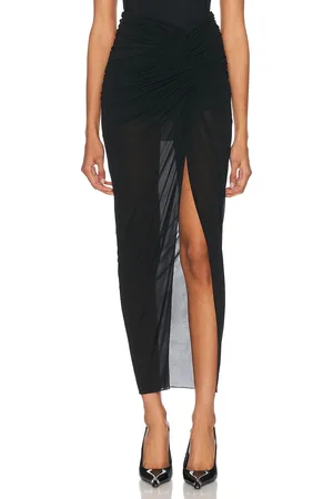 ALEXANDRE VAUTHIER High Slit Maxi Skirt in