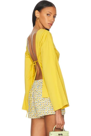 Staud Mina Top in Yellow