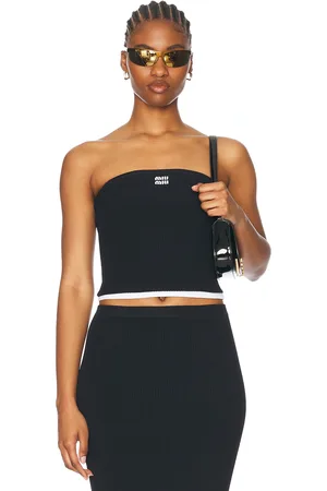 Miu Miu Tube Top in Black