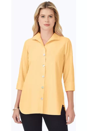 Foxcroft Women Tunics - Pandora Essential Pinpoint Non-Iron Tunic