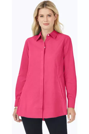 Foxcroft Women Tunics - Cici Essential Pinpoint Non-Iron Tunic