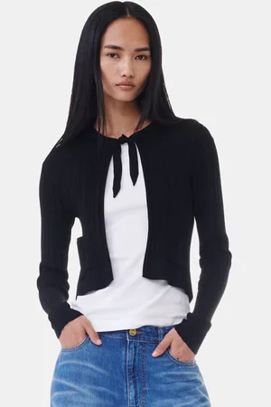 Ganni Open-front Cardigan