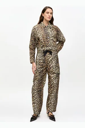 Ganni Duchesse Nylon Cargo Pants