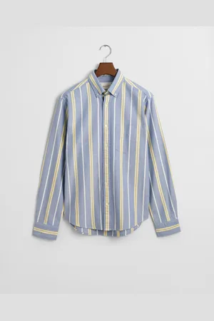 GANT Men Regular Fit Striped Archive Oxford Shirt (S)