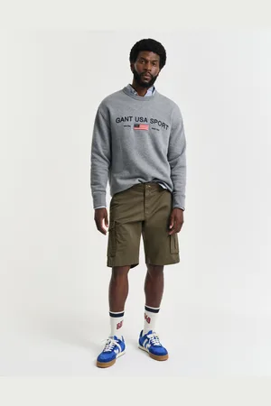 GANT Men Relaxed Fit Twill Cargo Shorts (29)