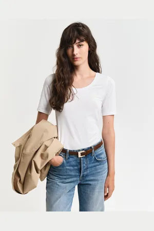 GANT Women Scoop Neck Top (XS)