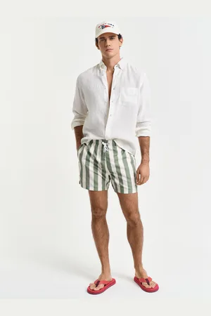 GANT Men Block Stripe Swim Shorts (XL)