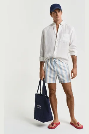 GANT Men Block Stripe Swim Shorts (M)