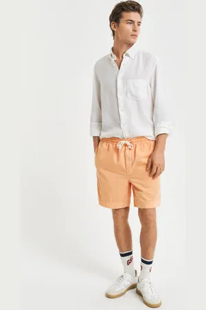 GANT Men Regular Fit Sunfaded Drawstring Shorts (S)