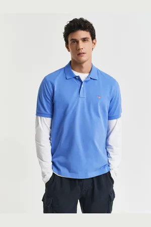 GANT Men Regular Fit Shield Piqué Polo Shirt (S)