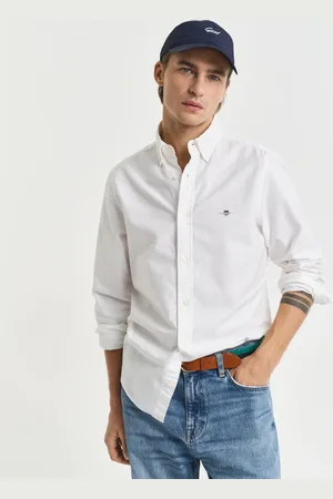 GANT Men Slim Fit Classic Oxford Shirt (S)