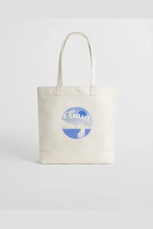 GANT Men Graphic Cotton Canvas Tote (ONE SIZE)