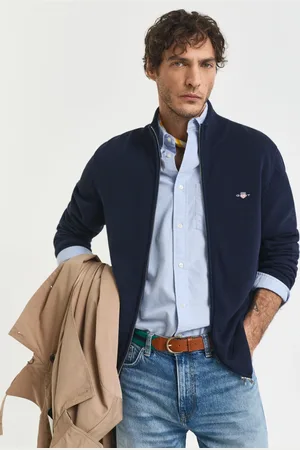 GANT Men Casual Cotton Zip Cardigan (S)