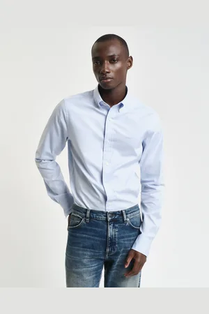 GANT Men Slim Fit Pinpoint Oxford Shirt (M)