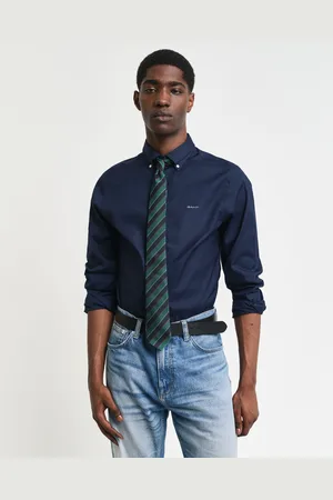GANT Men Slim Fit Pinpoint Oxford Shirt (S)