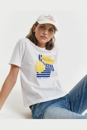 GANT Women Graphic T-Shirt (XS)