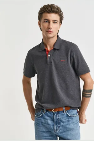 GANT Men Contrast Piqué Polo Shirt (S)