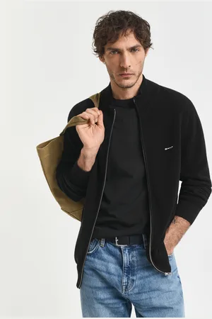 GANT Men Cotton Piqué Zip Cardigan (S)