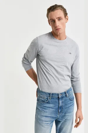 GANT Men Shield Long Sleeve T-Shirt (S)