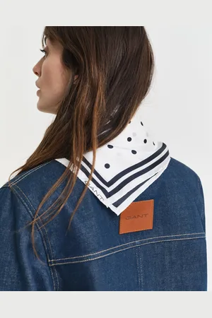 GANT Women Dot Print Silk Scarf (ONE SIZE)