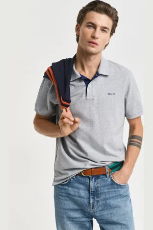 GANT Men Contrast Piqué Polo Shirt (S)