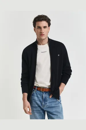 GANT Men Casual Cotton Zip Cardigan (S)