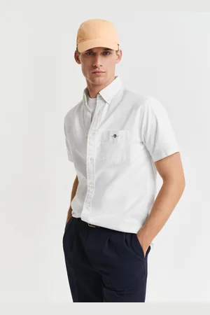GANT Men Regular Fit Classic Oxford Short Sleeve Shirt (S)