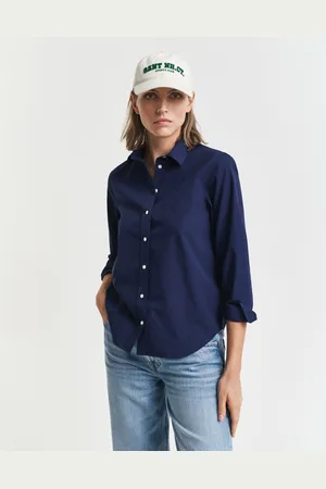 GANT Women Regular Fit Classic Poplin Shirt (32)