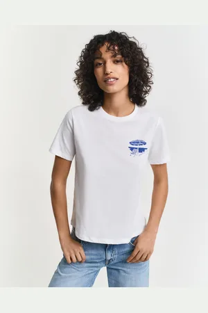 GANT Women Graphic T-Shirt (XS)