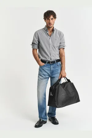 GANT Men Slouchy Leather Bag (ONE SIZE)