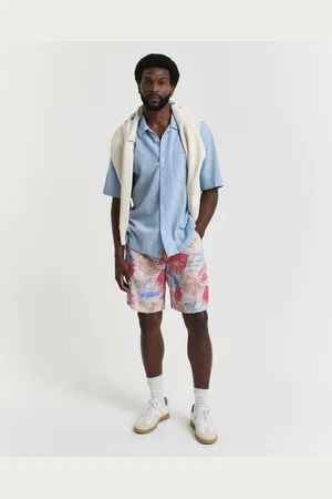 GANT Men Relaxed Fit Resort Print Shorts (S)
