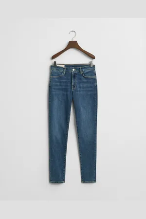 GANT Women Slim Fit Stretch Indigo Jeans (XS)