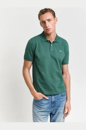 GANT Men Regular Fit Shield Piqué Polo Shirt (S)