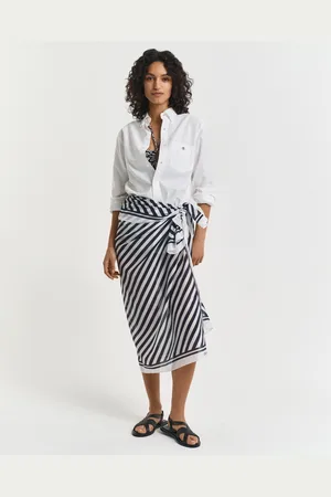 GANT Women Chevron Print Sarong (ONE SIZE)