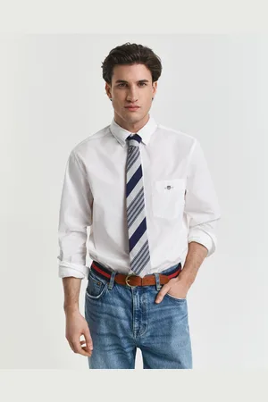 GANT Men Regular Fit Classic Poplin Shirt (S)