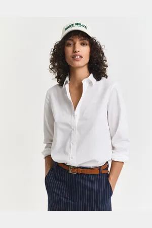 GANT Women Regular Fit Classic Poplin Shirt (32)