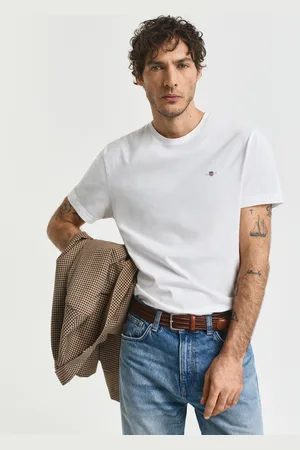 GANT Men Regular Fit Shield T-Shirt (XS)