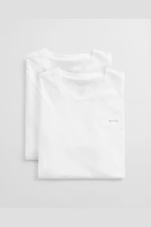 GANT Men 2-Pack Crew Neck T-Shirts (S)