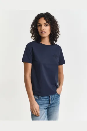 GANT Women Tonal Shield T-Shirt (XS)