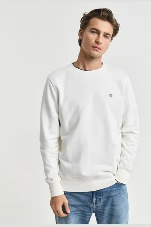 GANT Men Shield Crew Neck Sweatshirt (XS)